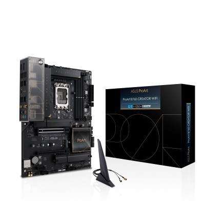 Материнcька плата ASUS PROART B760-CREATOR WIFI s1700 B760 4xDDR5 M.2 HDMI DP Wi-Fi BT ATX (90MB1FY0-M1EAY0) Материнcька плата ASUS PROART B760-CREATOR WIFI s1700 B760 4xDDR5 M.2 HDMI DP Wi-Fi BT ATX (90MB1FY0-M1EAY0)