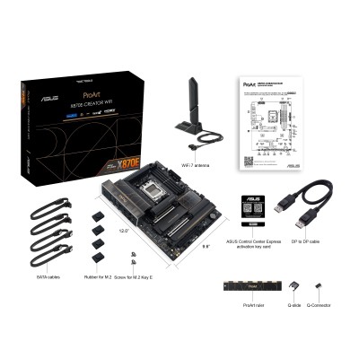 Материнcька плата ASUS PROART X870E-CREATOR WIFI sAM5 X870E 4xDDR5 M.2 HDMI WiFi BT ATX (90MB1IG0-M0EAY0) Материнcька плата ASUS PROART X870E-CREATOR WIFI sAM5 X870E 4xDDR5 M.2 HDMI WiFi BT ATX (90MB1IG0-M0EAY0)