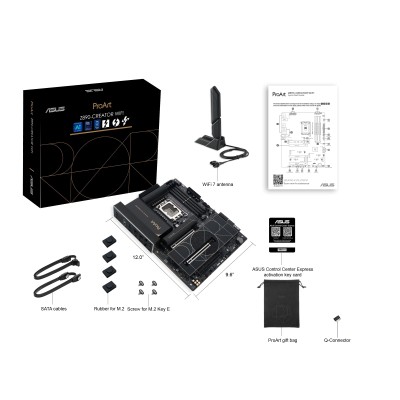 Материнcька плата ASUS PROART Z890-CREATOR WIFI s1851 Z890 4xDDR5 M.2 HDMI DP Wi-Fi BT ATX (90MB1JD0-M0EAY0) Материнcька плата ASUS PROART Z890-CREATOR WIFI s1851 Z890 4xDDR5 M.2 HDMI DP Wi-Fi BT ATX (90MB1JD0-M0EAY0)