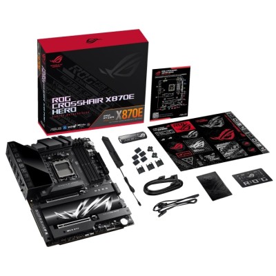 Материнcька плата ASUS ROG CROSSHAIR X870E HERO sAM5 X870E 4xDDR5 M.2 HDMI WiFi BT ATX (90MB1IE0-M0EAY0) Материнcька плата ASUS ROG CROSSHAIR X870E HERO sAM5 X870E 4xDDR5 M.2 HDMI WiFi BT ATX (90MB1IE0-M0EAY0)