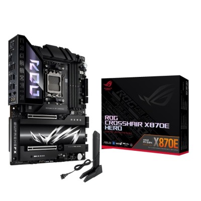 Материнcька плата ASUS ROG CROSSHAIR X870E HERO sAM5 X870E 4xDDR5 M.2 HDMI WiFi BT ATX (90MB1IE0-M0EAY0) Материнcька плата ASUS ROG CROSSHAIR X870E HERO sAM5 X870E 4xDDR5 M.2 HDMI WiFi BT ATX (90MB1IE0-M0EAY0)
