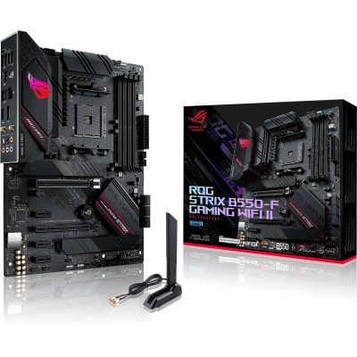 Материнcька плата ASUS ROG STRIX B550-F GAMING WIFI II sAM4 B550 4xDDR4 M.2 HDMI DP WiFi BT ATX (90MB19V0-M0EAY0) Материнcька плата ASUS ROG STRIX B550-F GAMING WIFI II sAM4 B550 4xDDR4 M.2 HDMI DP WiFi BT ATX (90MB19V0-M0EAY0)