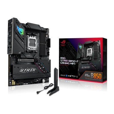 Материнcька плата ASUS ROG STRIX B850-F GAMING WIFI sAM5 B850 4xDDR5 M.2 HDMI DP USB BT ATX (90MB1J70-M0EAY0) Материнcька плата ASUS ROG STRIX B850-F GAMING WIFI sAM5 B850 4xDDR5 M.2 HDMI DP USB BT ATX (90MB1J70-M0EAY0)