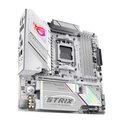 Материнcька плата ASUS ROG STRIX B850-G GAMING WIFI sAM5 B850 4xDDR5 M.2 HDMI DP WiFi BT mATX білий (90MB1M30-M0EAY0)