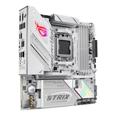 Материнcька плата ASUS ROG STRIX B850-G GAMING WIFI sAM5 B850 4xDDR5 M.2 HDMI DP WiFi BT mATX білий (90MB1M30-M0EAY0)