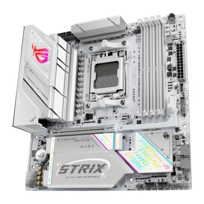 Материнcька плата ASUS ROG STRIX B850-G GAMING WIFI sAM5 B850 4xDDR5 M.2 HDMI DP WiFi BT mATX білий (90MB1M30-M0EAY0)