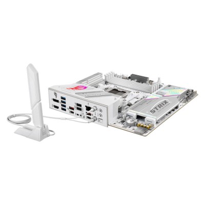 Материнcька плата ASUS ROG STRIX B850-G GAMING WIFI sAM5 B850 4xDDR5 M.2 HDMI DP WiFi BT mATX білий (90MB1M30-M0EAY0)