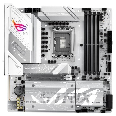 Материнcька плата ASUS ROG STRIX B860-G GAMING WIFI s1851 B860 4xDDR5 M.2 DP HDMI USB Type-C Wi-Fi BT mATX білий (90MB1JF0-M0EAY Материнcька плата ASUS ROG STRIX B860-G GAMING WIFI s1851 B860 4xDDR5 M.2 DP HDMI USB Type-C Wi-Fi BT mATX білий (90MB1JF0-M0EAY