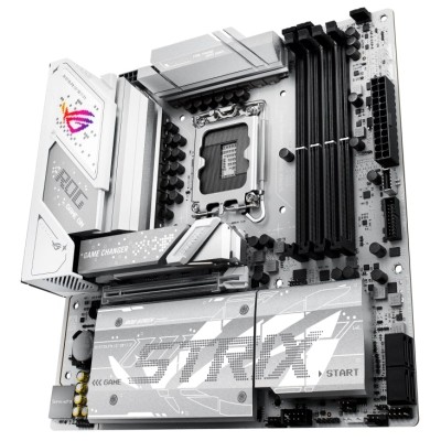 Материнcька плата ASUS ROG STRIX B860-G GAMING WIFI s1851 B860 4xDDR5 M.2 DP HDMI USB Type-C Wi-Fi BT mATX білий (90MB1JF0-M0EAY Материнcька плата ASUS ROG STRIX B860-G GAMING WIFI s1851 B860 4xDDR5 M.2 DP HDMI USB Type-C Wi-Fi BT mATX білий (90MB1JF0-M0EAY