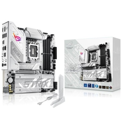 Материнcька плата ASUS ROG STRIX B860-G GAMING WIFI s1851 B860 4xDDR5 M.2 DP HDMI USB Type-C Wi-Fi BT mATX білий (90MB1JF0-M0EAY Материнcька плата ASUS ROG STRIX B860-G GAMING WIFI s1851 B860 4xDDR5 M.2 DP HDMI USB Type-C Wi-Fi BT mATX білий (90MB1JF0-M0EAY