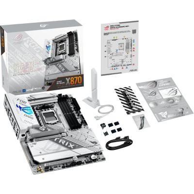 Материнcька плата ASUS ROG STRIX X870-A GAMING WIFI sAM5 X870 4xDDR5 M.2 HDMI DP WiFi BT ATX (90MB1IF0-M0EAY0) Материнcька плата ASUS ROG STRIX X870-A GAMING WIFI sAM5 X870 4xDDR5 M.2 HDMI DP WiFi BT ATX (90MB1IF0-M0EAY0)