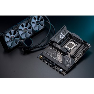 Материнcька плата ASUS ROG STRIX X870-F GAMING WIFI sAM5 X870 4xDDR5 M.2 HDMI DP WiFi BT ATX (90MB1IV0-M0EAY0) Материнcька плата ASUS ROG STRIX X870-F GAMING WIFI sAM5 X870 4xDDR5 M.2 HDMI DP WiFi BT ATX (90MB1IV0-M0EAY0)