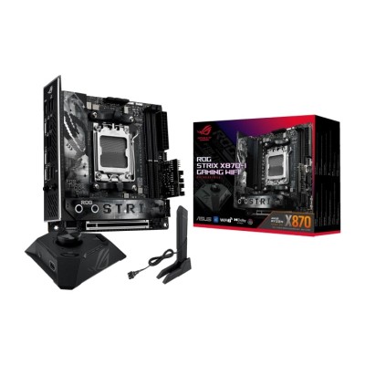 Материнcька плата ASUS ROG STRIX X870-I GAMING WIFI sAM5 X870 2xDDR5 M.2 HDMI WiFi BT mITX (90MB1IW0-M0EAY0) Материнcька плата ASUS ROG STRIX X870-I GAMING WIFI sAM5 X870 2xDDR5 M.2 HDMI WiFi BT mITX (90MB1IW0-M0EAY0)
