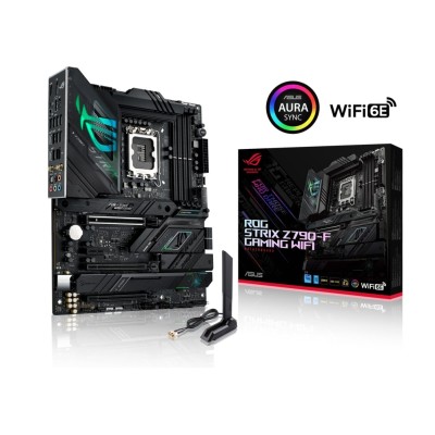 Материнcька плата ASUS ROG STRIX Z790-F GAMING WIFI s1700 Z790 4xDDR5 M.2 HDMI DP Wi-Fi BT ATX (90MB1CP0-M0EAY0) Материнcька плата ASUS ROG STRIX Z790-F GAMING WIFI s1700 Z790 4xDDR5 M.2 HDMI DP Wi-Fi BT ATX (90MB1CP0-M0EAY0)