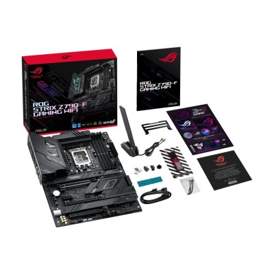 Материнcька плата ASUS ROG STRIX Z790-F GAMING WIFI s1700 Z790 4xDDR5 M.2 HDMI DP Wi-Fi BT ATX (90MB1CP0-M0EAY0) Материнcька плата ASUS ROG STRIX Z790-F GAMING WIFI s1700 Z790 4xDDR5 M.2 HDMI DP Wi-Fi BT ATX (90MB1CP0-M0EAY0)