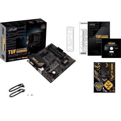 Материнcька плата ASUS TUF GAMING A520M-PLUS II sAM4 A520 4xDDR4 HDMI DVI D-Sub mATX (90MB17G0-M0EAY0) Материнcька плата ASUS TUF GAMING A520M-PLUS II sAM4 A520 4xDDR4 HDMI DVI D-Sub mATX (90MB17G0-M0EAY0)