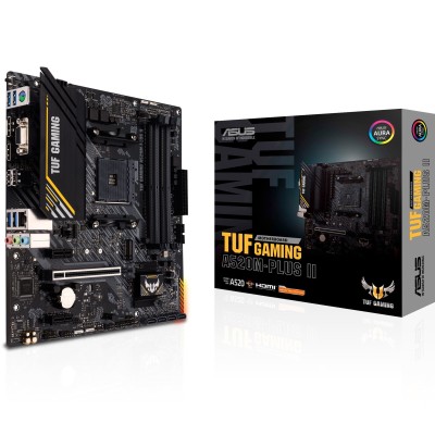 Материнcька плата ASUS TUF GAMING A520M-PLUS II sAM4 A520 4xDDR4 HDMI DVI D-Sub mATX (90MB17G0-M0EAY0) Материнcька плата ASUS TUF GAMING A520M-PLUS II sAM4 A520 4xDDR4 HDMI DVI D-Sub mATX (90MB17G0-M0EAY0)