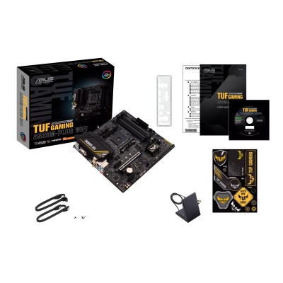 Материнcька плата ASUS TUF GAMING A520M-PLUS WIFI sAM4 A520 4xDDR4 HDMI DVI D-Sub Wi-Fi BT mATX (90MB17F0-M0EAY0) Материнcька плата ASUS TUF GAMING A520M-PLUS WIFI sAM4 A520 4xDDR4 HDMI DVI D-Sub Wi-Fi BT mATX (90MB17F0-M0EAY0)