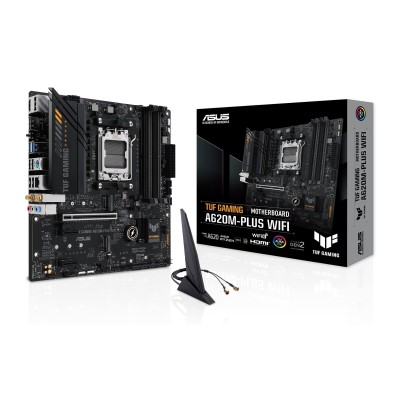 Материнcька плата ASUS TUF GAMING A620M-PLUS WIFI sAM5 A620 4xDDR5 HDMI DP Wi-Fi BT mATX (90MB1F00-M0EAY0) Материнcька плата ASUS TUF GAMING A620M-PLUS WIFI sAM5 A620 4xDDR5 HDMI DP Wi-Fi BT mATX (90MB1F00-M0EAY0)