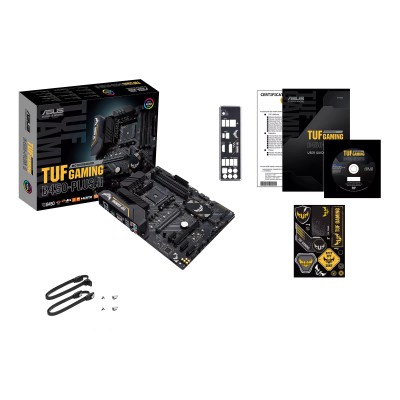 Материнcька плата ASUS TUF GAMING B450-PLUS II sAM4 B450 4xDDR4 HDMI DP ATX (90MB1650-M0EAY0) Материнcька плата ASUS TUF GAMING B450-PLUS II sAM4 B450 4xDDR4 HDMI DP ATX (90MB1650-M0EAY0)