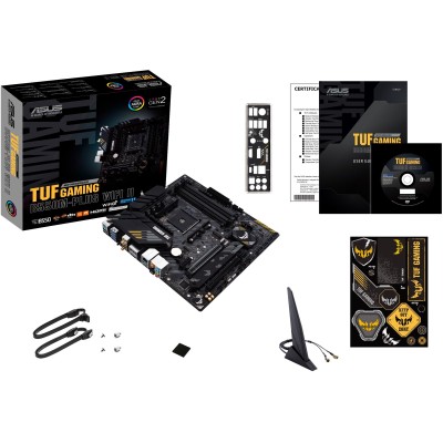 Материнcька плата ASUS TUF GAMING B550M-PLUS WIFI II sAM4 B550 4xDDR4 M.2 HDMI DP Wi-Fi BT mATX (90MB19Y0-M0EAY0) Материнcька плата ASUS TUF GAMING B550M-PLUS WIFI II sAM4 B550 4xDDR4 M.2 HDMI DP Wi-Fi BT mATX (90MB19Y0-M0EAY0)