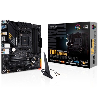 Материнcька плата ASUS TUF GAMING B550M-PLUS WIFI II sAM4 B550 4xDDR4 M.2 HDMI DP Wi-Fi BT mATX (90MB19Y0-M0EAY0) Материнcька плата ASUS TUF GAMING B550M-PLUS WIFI II sAM4 B550 4xDDR4 M.2 HDMI DP Wi-Fi BT mATX (90MB19Y0-M0EAY0)