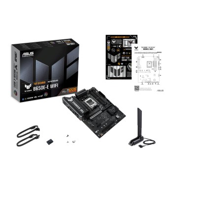 Материнcька плата ASUS TUF GAMING B650E-E WIFI sAM5 B650 4xDDR5 M.2 HDMI DP WiFi BT ATX (90MB1LT0-M0EAY0) Материнcька плата ASUS TUF GAMING B650E-E WIFI sAM5 B650 4xDDR5 M.2 HDMI DP WiFi BT ATX (90MB1LT0-M0EAY0)