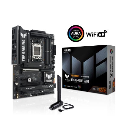 Материнcька плата ASUS TUF GAMING B650E-PLUS WIFI sAM5 B650 4xDDR5 M.2 HDMI DP WiFi BT ATX (90MB1M20-M0EAY0) Материнcька плата ASUS TUF GAMING B650E-PLUS WIFI sAM5 B650 4xDDR5 M.2 HDMI DP WiFi BT ATX (90MB1M20-M0EAY0)