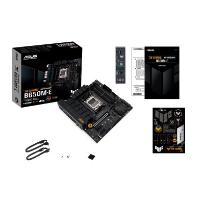 Материнcька плата ASUS TUF GAMING B650M-E sAM5 B650 2xDDR5 M.2 HDMI DP mATX (90MB1FU0-M0EAY0) Материнcька плата ASUS TUF GAMING B650M-E sAM5 B650 2xDDR5 M.2 HDMI DP mATX (90MB1FU0-M0EAY0)
