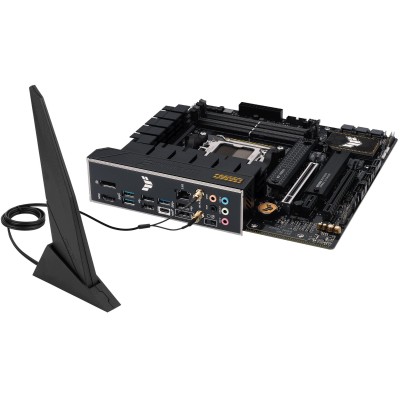 Материнcька плата ASUS TUF GAMING B650M-PLUS WIFI sAM5 B650 4xDDR5 M.2 HDMI DP WiFi BT mATX (90MB1BF0-M0EAY0)