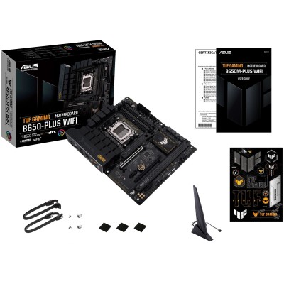 Материнcька плата ASUS TUF GAMING B650-PLUS WIFI sAM5 B650 4xDDR5 M.2 USB HDMI DP WiFi BT ATX (90MB1BZ0-M0EAY0) Материнcька плата ASUS TUF GAMING B650-PLUS WIFI sAM5 B650 4xDDR5 M.2 USB HDMI DP WiFi BT ATX (90MB1BZ0-M0EAY0)