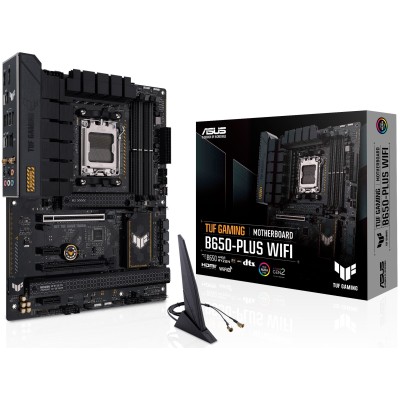 Материнcька плата ASUS TUF GAMING B650-PLUS WIFI sAM5 B650 4xDDR5 M.2 USB HDMI DP WiFi BT ATX (90MB1BZ0-M0EAY0) Материнcька плата ASUS TUF GAMING B650-PLUS WIFI sAM5 B650 4xDDR5 M.2 USB HDMI DP WiFi BT ATX (90MB1BZ0-M0EAY0)
