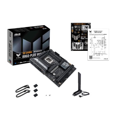 Материнcька плата ASUS TUF GAMING B860-PLUS WIFI s1851 B860 2xDDR5 M.2 DP HDMI USB Type-C Wi-Fi BT ATX (90MB1JL0-M0EAY0) Материнcька плата ASUS TUF GAMING B860-PLUS WIFI s1851 B860 2xDDR5 M.2 DP HDMI USB Type-C Wi-Fi BT ATX (90MB1JL0-M0EAY0)