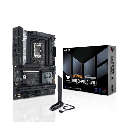 Материнcька плата ASUS TUF GAMING B860-PLUS WIFI s1851 B860 2xDDR5 M.2 DP HDMI USB Type-C Wi-Fi BT ATX (90MB1JL0-M0EAY0) Материнcька плата ASUS TUF GAMING B860-PLUS WIFI s1851 B860 2xDDR5 M.2 DP HDMI USB Type-C Wi-Fi BT ATX (90MB1JL0-M0EAY0)