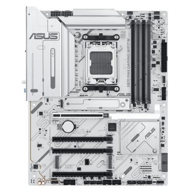 Материнcька плата ASUS X870 MAX GAMING WIFI7 W sAM5 X870 4xDDR5 M.2 HDMI USB Type-C WiFi BT ATX білий (90MB1LZ0-M0EAY0) Материнcька плата ASUS X870 MAX GAMING WIFI7 W sAM5 X870 4xDDR5 M.2 HDMI USB Type-C WiFi BT ATX білий (90MB1LZ0-M0EAY0)