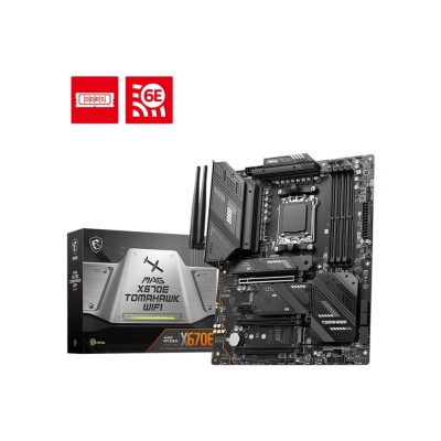 Материнcька плата MSI MAG X670E TOMAHAWK WIFI sAM5 X670 4xDDR5 M.2 HDMI DP WiFi BT ATX (911-7E12-010) Материнcька плата MSI MAG X670E TOMAHAWK WIFI sAM5 X670 4xDDR5 M.2 HDMI DP WiFi BT ATX (911-7E12-010)