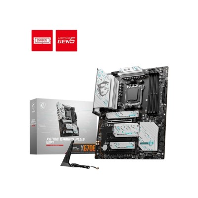 Материнcька плата MSI X670E GAMING PLUS WIFI sAM5 X670 4xDDR5 M.2 HDMI DP WiFi BT ATX (911-7E16-007) Материнcька плата MSI X670E GAMING PLUS WIFI sAM5 X670 4xDDR5 M.2 HDMI DP WiFi BT ATX (911-7E16-007)