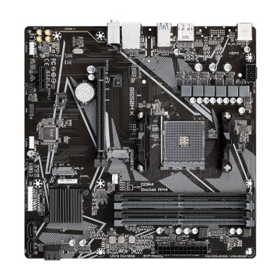 Материнська плата GIGABYTE B550M_K sAM4 B550 4xDDR4 M.2 HDMI DP mATX Материнська плата GIGABYTE B550M_K sAM4 B550 4xDDR4 M.2 HDMI DP mATX