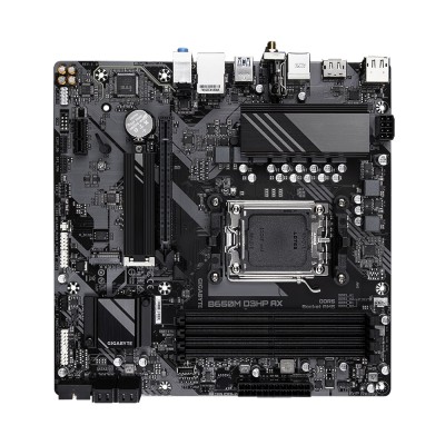 Материнська плата GIGABYTE B650M D3HP AX sAM5 B650 4xDDR5 M.2 HDMI DP Wi-Fi BT mATX (B650M_D3HP_AX) Материнська плата GIGABYTE B650M D3HP AX sAM5 B650 4xDDR5 M.2 HDMI DP Wi-Fi BT mATX (B650M_D3HP_AX)
