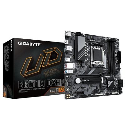Материнська плата GIGABYTE B650M D3HP sAM5 B650 4xDDR5 M.2 HDMI DVI mATX (B650M_D3HP) Материнська плата GIGABYTE B650M D3HP sAM5 B650 4xDDR5 M.2 HDMI DVI mATX (B650M_D3HP)