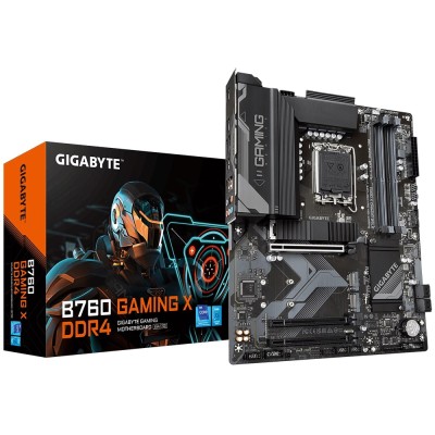 Материнська плата GIGABYTE B760 GAMING X DDR4 s1700 B760 4xDDR4 HDMI DP ATX (B760_GAMING_X_DDR4) Материнська плата GIGABYTE B760 GAMING X DDR4 s1700 B760 4xDDR4 HDMI DP ATX (B760_GAMING_X_DDR4)
