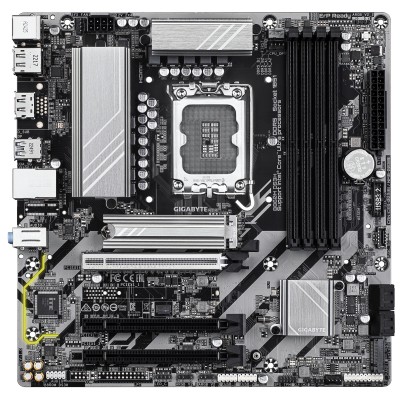Материнська плата GIGABYTE B860M DS3H s1851 B860 4xDDR5 M.2 HDMI DP mATX (B860M_DS3H) Материнська плата GIGABYTE B860M DS3H s1851 B860 4xDDR5 M.2 HDMI DP mATX (B860M_DS3H)