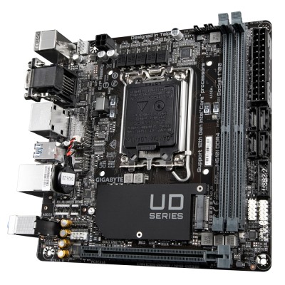 Материнська плата GIGABYTE H610I DDR4 s1700 H610 2xDDR4 M.2 HDMI D-Sub mITX (H610I_DDR4) Материнська плата GIGABYTE H610I DDR4 s1700 H610 2xDDR4 M.2 HDMI D-Sub mITX (H610I_DDR4)