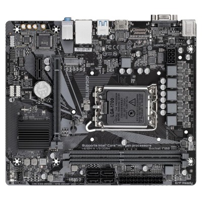 Материнська плата GIGABYTE H610M H V3 DDR4 s1700 H610 2xDDR4 HDMI D-Sub mATX (H610M_H_V3_DDR4) Материнська плата GIGABYTE H610M H V3 DDR4 s1700 H610 2xDDR4 HDMI D-Sub mATX (H610M_H_V3_DDR4)