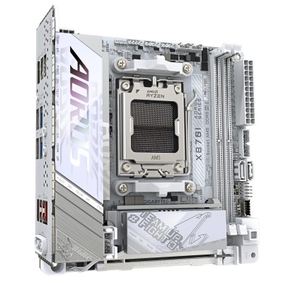 Материнська плата GIGABYTE X870I AORUS PRO ICE sAM5 X870I AORUS PRO ICE 2xDDR5 M.2 Wi-Fi BT HDMI Type-C ATX (X870I_AORUS_PRO_ICE Материнська плата GIGABYTE X870I AORUS PRO ICE sAM5 X870I AORUS PRO ICE 2xDDR5 M.2 Wi-Fi BT HDMI Type-C ATX (X870I_AORUS_PRO_ICE