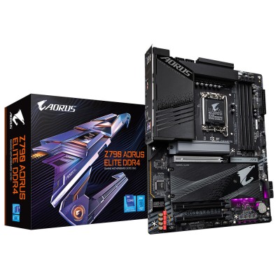 Материнська плата GIGABYTE Z790 AORUS ELITE DDR4 s1700 Z790 4xDDR4 M.2 HDMI ATX (Z790_A_ELITE_DDR4) Материнська плата GIGABYTE Z790 AORUS ELITE DDR4 s1700 Z790 4xDDR4 M.2 HDMI ATX (Z790_A_ELITE_DDR4)