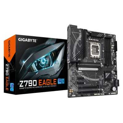 Материнська плата GIGABYTE Z790 EAGLE s1700 Z790 4xDDR5 M.2 HDMI DP ATX (Z790_EAGLE) Материнська плата GIGABYTE Z790 EAGLE s1700 Z790 4xDDR5 M.2 HDMI DP ATX (Z790_EAGLE)
