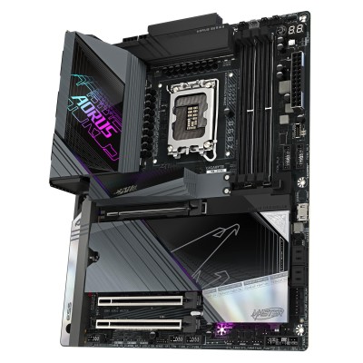 Материнська плата GIGABYTE Z890 AORUS MASTER s1851 Z890 4xDDR5 M.2 USB Type-C Wi-Fi BT ATX (Z890_AORUS_MASTER) Материнська плата GIGABYTE Z890 AORUS MASTER s1851 Z890 4xDDR5 M.2 USB Type-C Wi-Fi BT ATX (Z890_AORUS_MASTER)