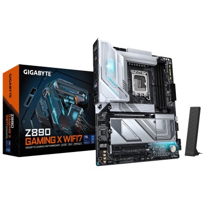 Материнська плата GIGABYTE Z890 GAMING X WIFI7 s1851 Z890 4xDDR5 M.2 HDMI DP Wi-Fi BT ATX (Z890_GAMING_X_WIFI7) Материнська плата GIGABYTE Z890 GAMING X WIFI7 s1851 Z890 4xDDR5 M.2 HDMI DP Wi-Fi BT ATX (Z890_GAMING_X_WIFI7)