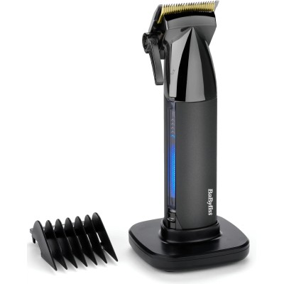 Машинка для стриження Babyliss Super-X Metal Series, акум., насадок-12, сталь з графітовим покриттям, чорно-сріблястий (E991E) Машинка для стриження Babyliss Super-X Metal Series, акум., насадок-12, сталь з графітовим покриттям, чорно-сріблястий (E991E)